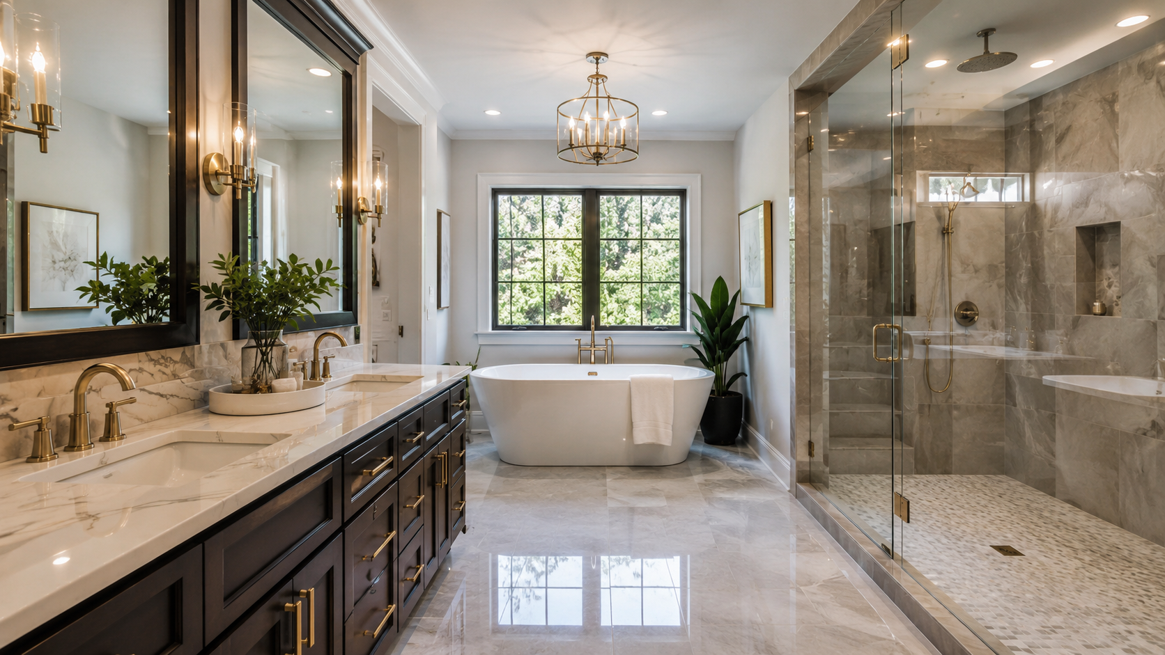 Master washroom renovation